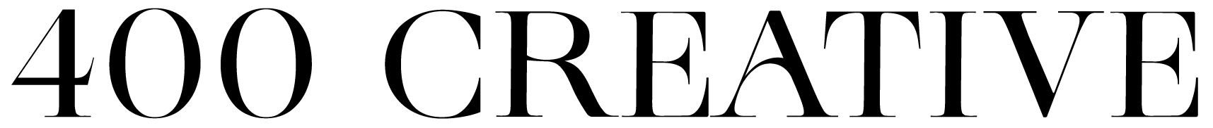 400 creative logo