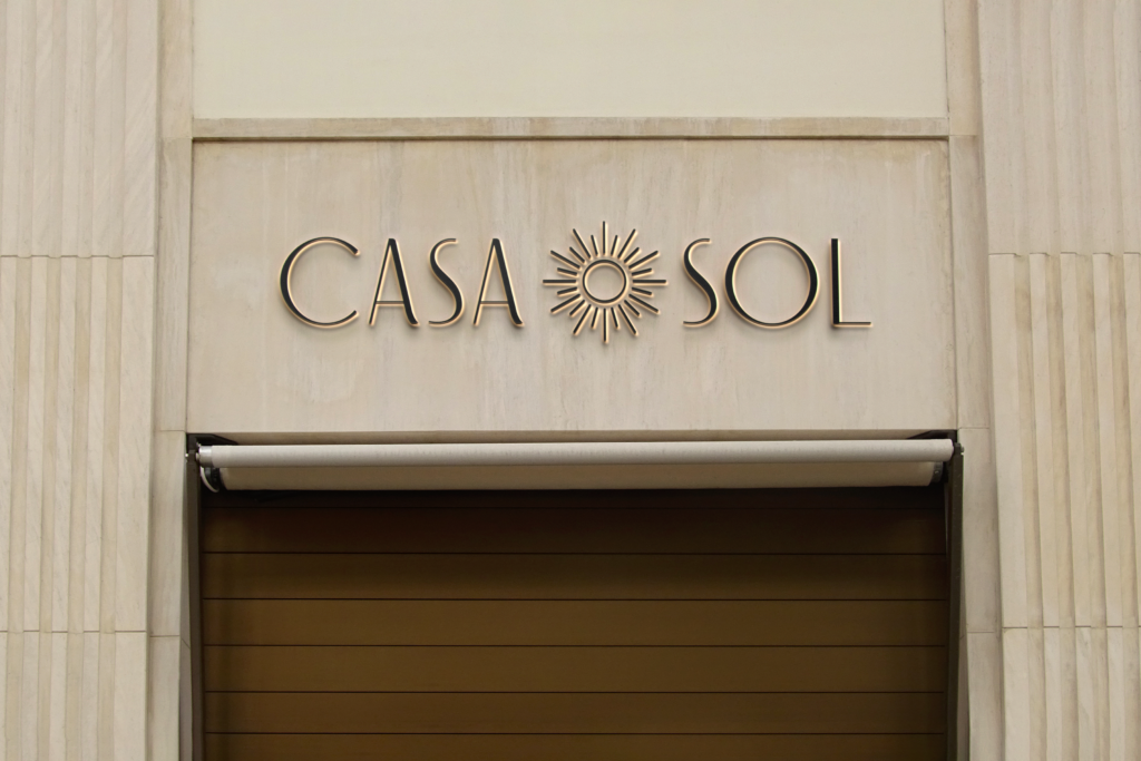 casa sol shop sign